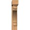 Ekena Millwork Merced Block Smooth Bracket w/ Offset Brace, Western Red Cedar, 7 1/2"W x 38"D x 38"H BKT0806X38X38MRC05SWR - alternate 4